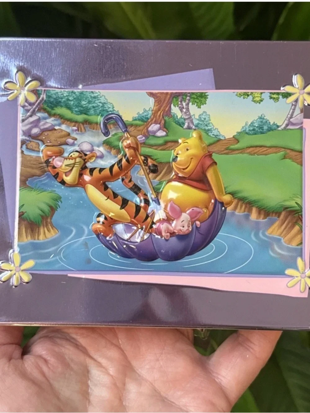 Disney Winnie the Pooh Collectible 3D Tin W 2 Decks /Sets Playing Cards Complete